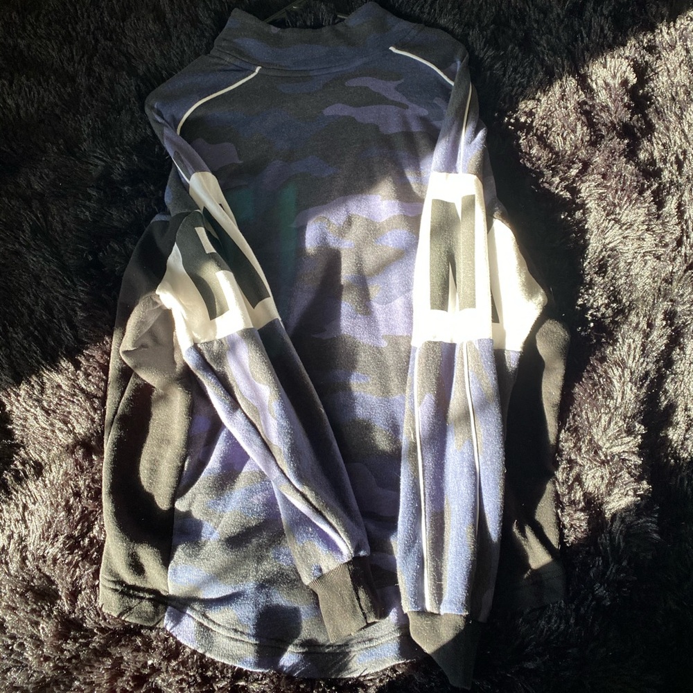 Victoria secret camo crew neck